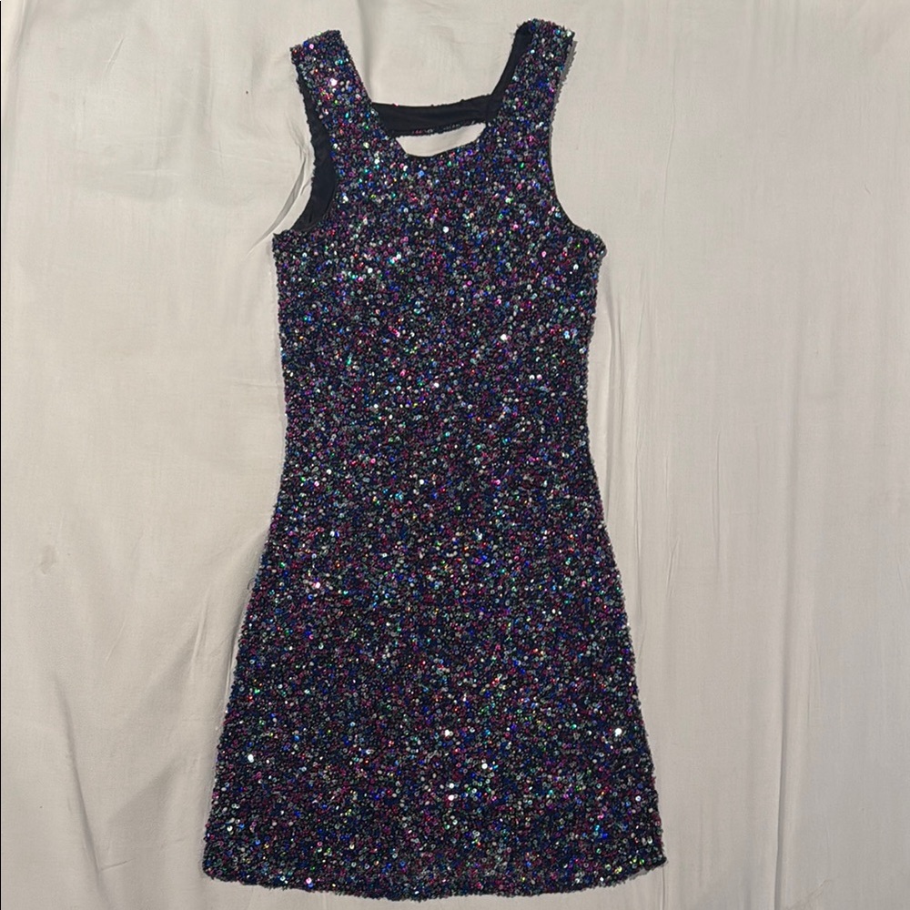 Parker Multicolor Sequin Mini Dress